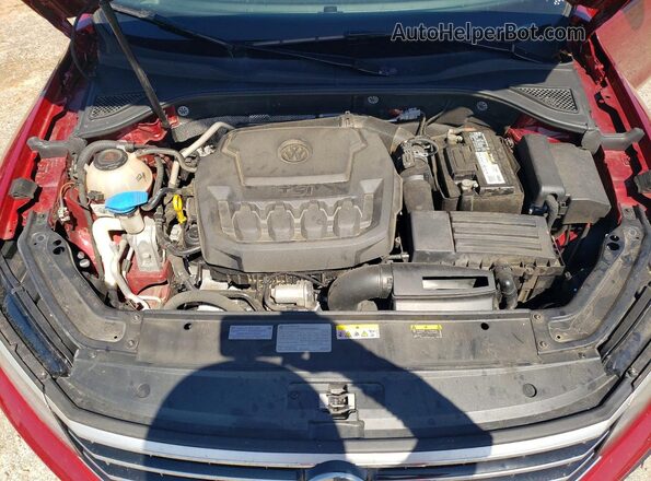 1VWBA7A36JC032603 2018 VOLKSWAGEN PASSAT Red Vista interior trasera
