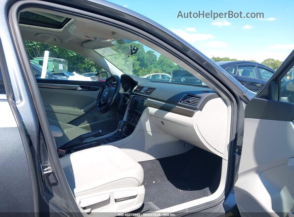 1VWBA7A39JC008893 2018 VOLKSWAGEN PASSAT Серый Вид салона спереди