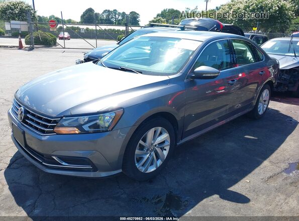 1VWBA7A39JC008893 2018 VOLKSWAGEN PASSAT Серый Передняя левая четверть