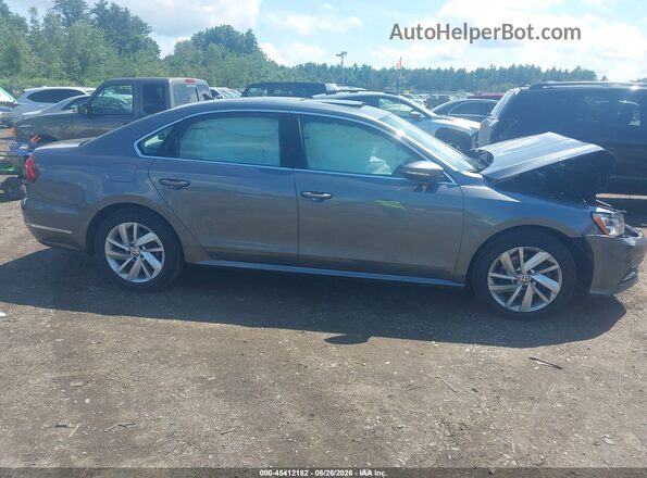 1VWBA7A3XJC013116 2018 VOLKSWAGEN PASSAT Gray უკანა სალონის ხედი