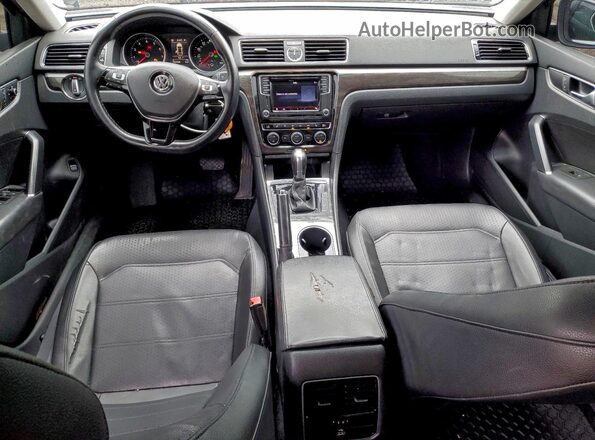 1VWBT7A35GC034233 2016 VOLKSWAGEN PASSAT Black Вид панелі приладів