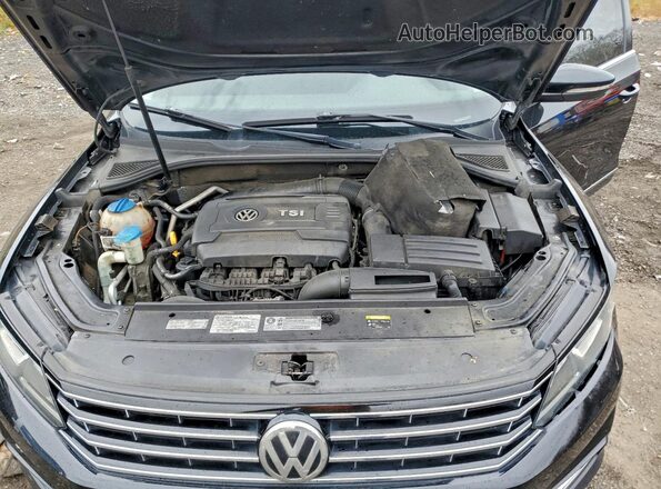 1VWBT7A35GC034233 2016 VOLKSWAGEN PASSAT Black Вид задньої частини салону