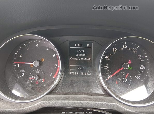 1VWBT7A36HC020911 2017 VOLKSWAGEN PASSAT Black უკანა სავარძლების ხედი