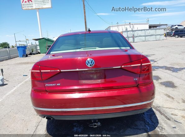 1VWBT7A37GC054998 2016 VOLKSWAGEN PASSAT Red 