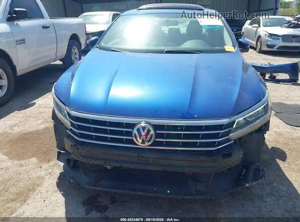 1VWBT7A39HC080083 2017 VOLKSWAGEN PASSAT Blue Вид задньої частини салону