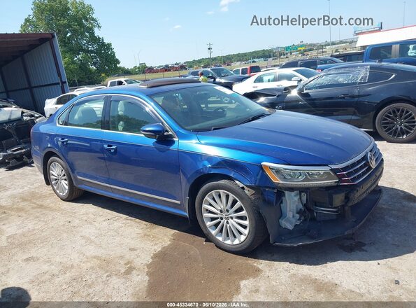 1VWBT7A39HC080083 2017 VOLKSWAGEN PASSAT Blue Панорамний вид салону 360°