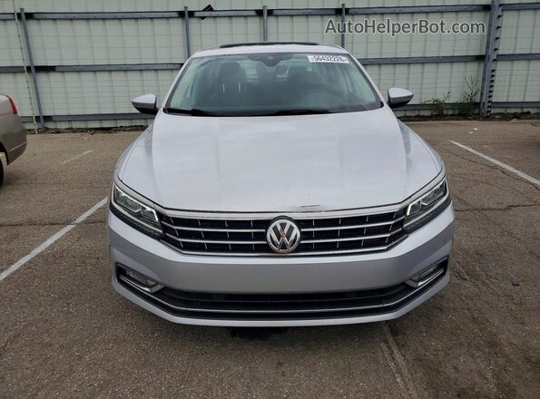 1VWCT7A30HC016163 2017 VOLKSWAGEN PASSAT Silver Front view