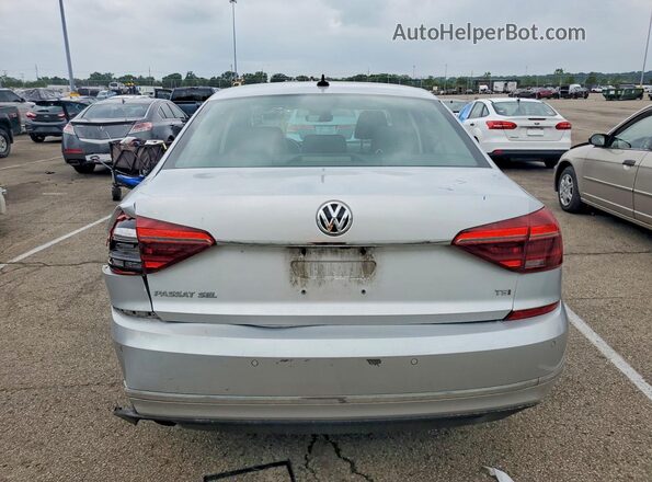 1VWCT7A30HC016163 2017 VOLKSWAGEN PASSAT Silver Rear view