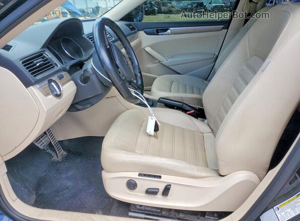 1VWCT7A33HC063476 2017 VOLKSWAGEN PASSAT Black Widok wnętrza z przodu