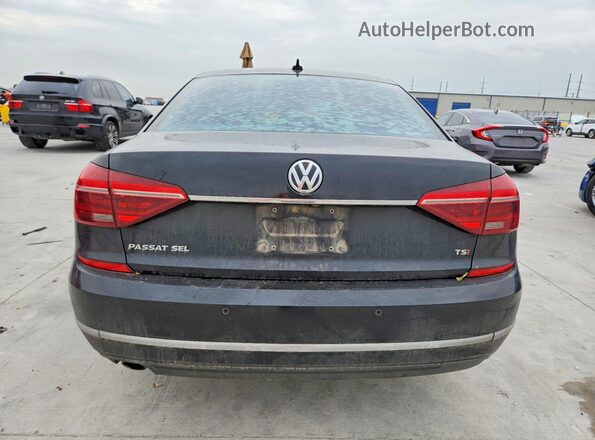 1VWCT7A34HC026551 2017 VOLKSWAGEN PASSAT Black Widok z tyłu