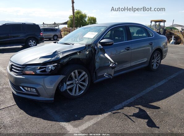 1VWCT7A37GC007734 2016 VOLKSWAGEN PASSAT Серый Передняя левая четверть