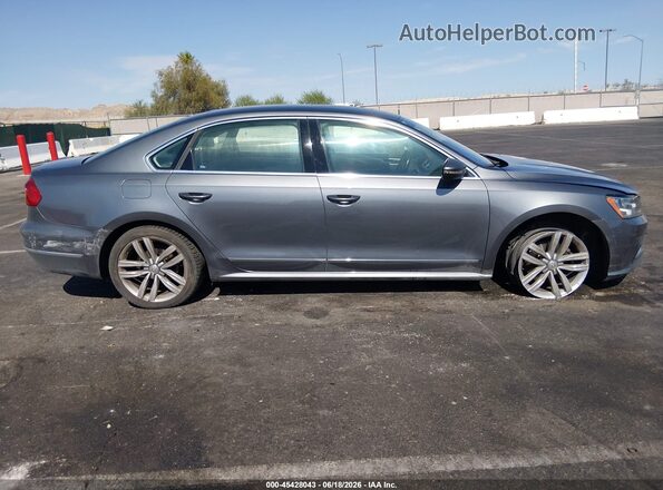 1VWCT7A37GC007734 2016 VOLKSWAGEN PASSAT Серый Вид задней части салона