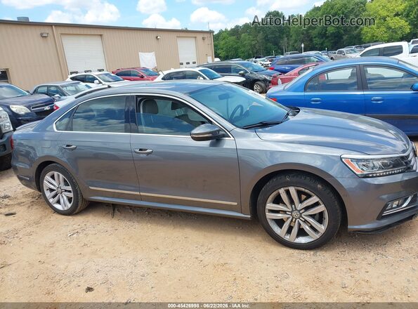 1VWCT7A39HC080637 2017 VOLKSWAGEN PASSAT Gray უკანა სალონის ხედი