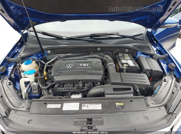 1VWDT7A30HC002459 2017 VOLKSWAGEN PASSAT Blue Widok z tyłu