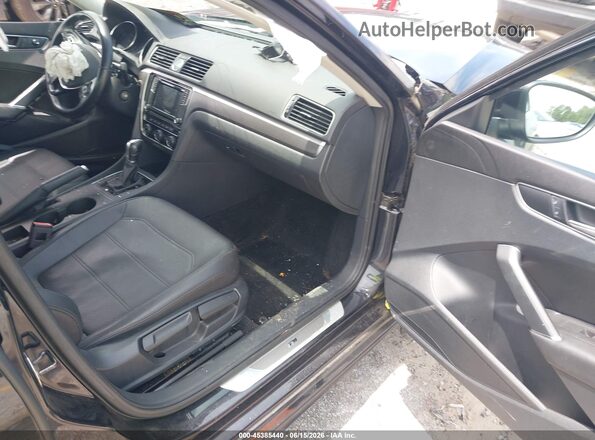 1VWDT7A31HC040928 2017 VOLKSWAGEN PASSAT Black Սալոնի դիմացի տեսք