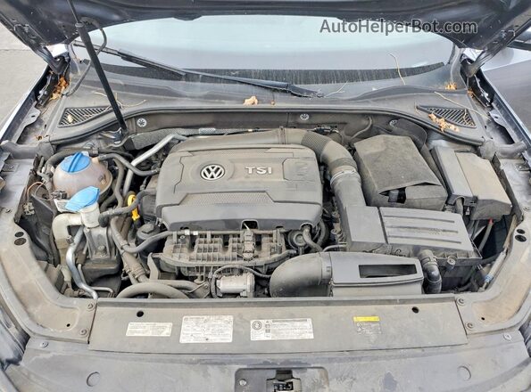 1VWDT7A31HC062153 2017 VOLKSWAGEN PASSAT Gray Rear interior view