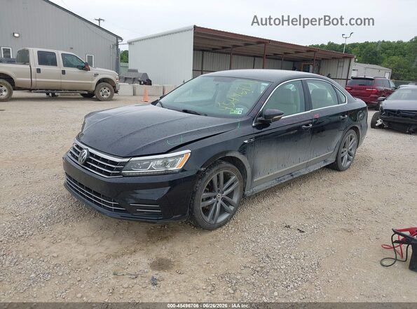 1VWDT7A31HC080264 2017 VOLKSWAGEN PASSAT Black Առջևի ձախ երեք քառորդ տեսարան