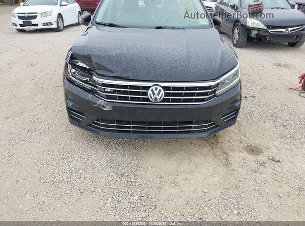 1VWDT7A31HC080264 2017 VOLKSWAGEN PASSAT Black Դիմացի տեսք