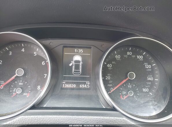 1VWDT7A31HC080264 2017 VOLKSWAGEN PASSAT Black Հետևի նստատեղերի տեսք