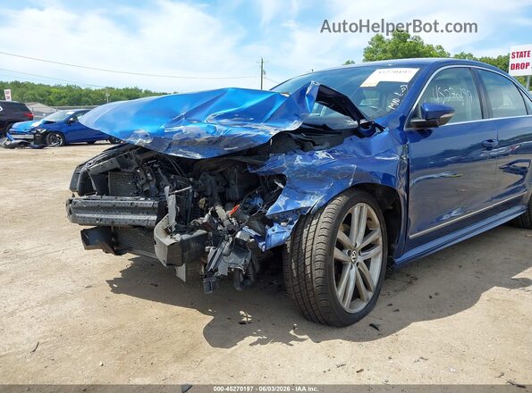 1VWDT7A36HC013420 2017 VOLKSWAGEN PASSAT Blue Front view