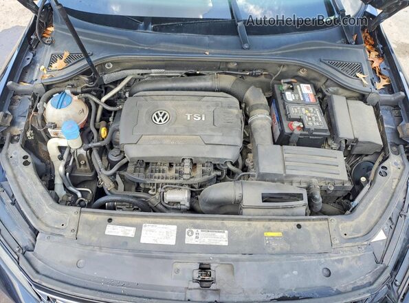 1VWDT7A36HC083581 2017 VOLKSWAGEN PASSAT Black Widok wnętrza z tyłu