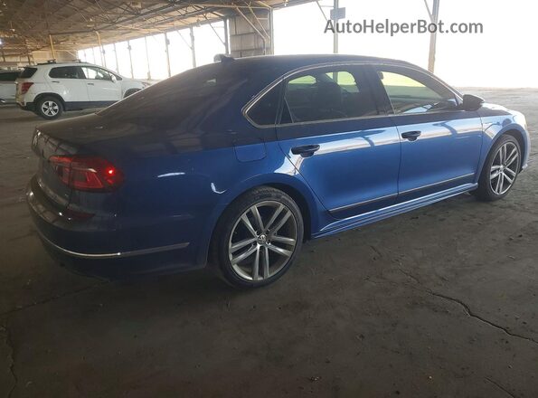 1VWDT7A37HC000689 2017 VOLKSWAGEN PASSAT Blue Задня права чверть