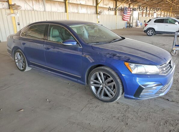 1VWDT7A37HC000689 2017 VOLKSWAGEN PASSAT Blue Передня права чверть
