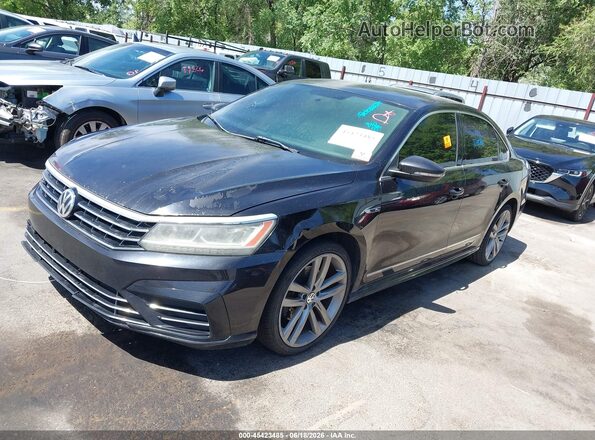 1VWDT7A37HC032882 2017 VOLKSWAGEN PASSAT Black Առջևի ձախ երեք քառորդ տեսարան