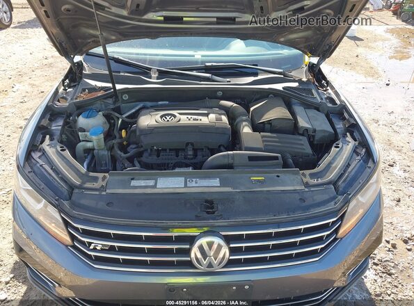 1VWDT7A37HC069706 2017 VOLKSWAGEN PASSAT Gray Вид ззаду