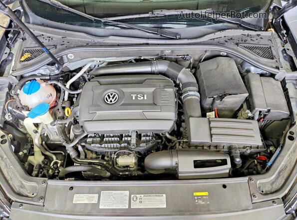 1VWDT7A38HC031210 2017 VOLKSWAGEN PASSAT Gray Widok wnętrza z tyłu