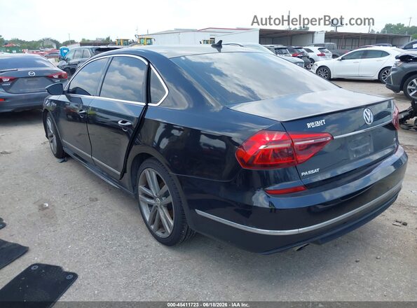 1VWDT7A38HC050677 2017 VOLKSWAGEN PASSAT Black Tył lewy