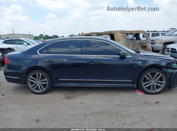 1VWDT7A38HC050677 2017 VOLKSWAGEN PASSAT Black Widok wnętrza z tyłu