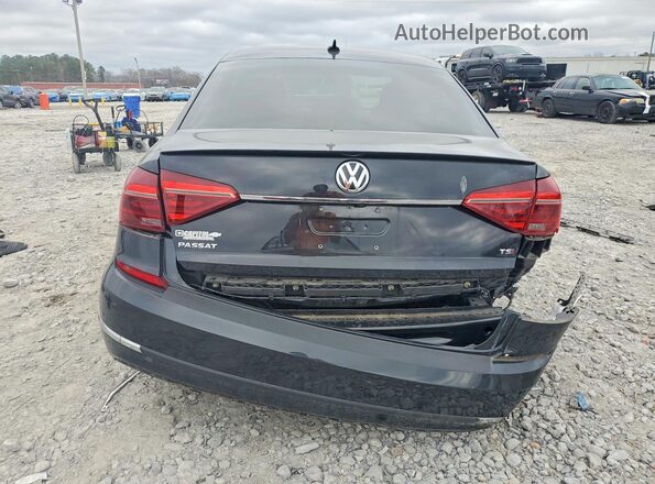 1VWDT7A38HC083324 2017 VOLKSWAGEN PASSAT Black Widok z tyłu