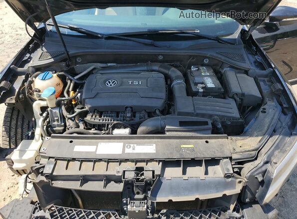 1VWDT7A39HC026467 2017 VOLKSWAGEN PASSAT Black Widok wnętrza z tyłu