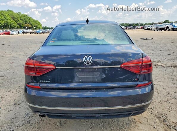 1VWDT7A39HC026467 2017 VOLKSWAGEN PASSAT Black Widok z tyłu