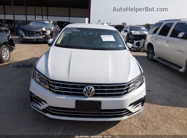 1VWDT7A39HC039428 2017 VOLKSWAGEN PASSAT White წინა პანელის ხედი