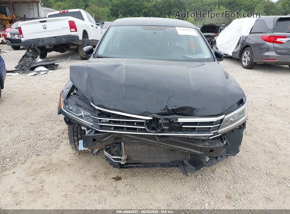 1VWDT7A39HC086166 2017 VOLKSWAGEN PASSAT Black Вид спереду