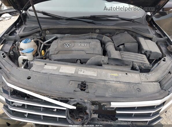 1VWDT7A39HC086166 2017 VOLKSWAGEN PASSAT Black Вид ззаду