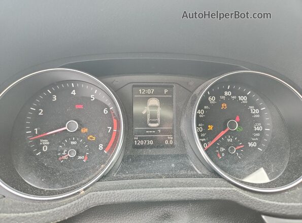 1VWDT7A3XHC003781 2017 VOLKSWAGEN PASSAT Gray ხელსაწყოთა პანელის ხედი