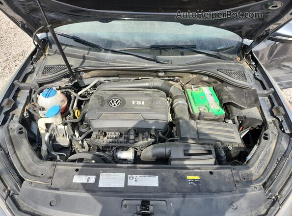 1VWDT7A3XHC003781 2017 VOLKSWAGEN PASSAT Gray უკანა სალონის ხედი
