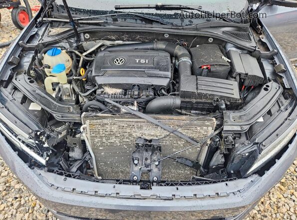 1VWGT7A30HC030730 2017 VOLKSWAGEN PASSAT Серый Вид задней части салона