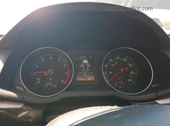 1VWJM7A3XJC038004 2018 VOLKSWAGEN PASSAT Черный Вид щитка приборов