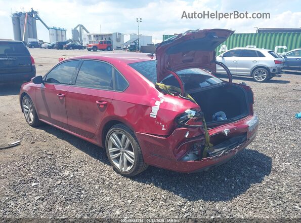 1VWLA7A33KC010693 2019 VOLKSWAGEN PASSAT Red უკანა მარცხენა