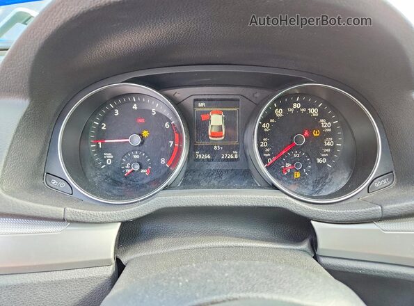 1VWLA7A39KC012495 2019 VOLKSWAGEN PASSAT Gray Vista del cuadro de instrumentos