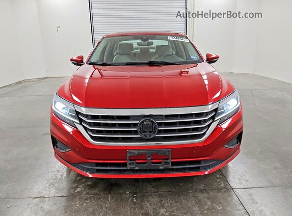 1VWSA7A32MC018802 2021 VOLKSWAGEN PASSAT Темно-бордовый 