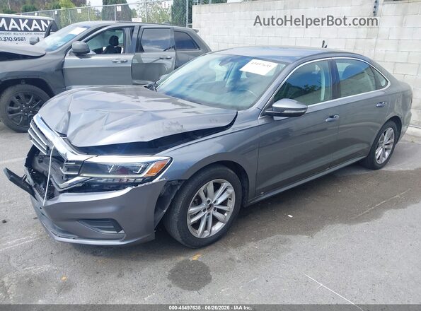 1VWSA7A35LC007677 2020 VOLKSWAGEN PASSAT Gray Передня ліва чверть