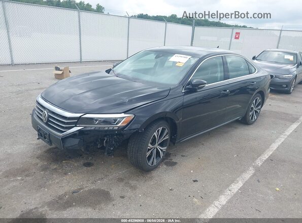 1VWSA7A37MC012476 2021 VOLKSWAGEN PASSAT Black Front left