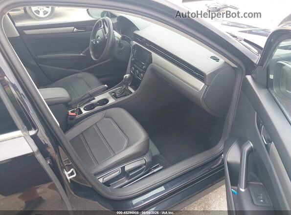 1VWSA7A37MC012476 2021 VOLKSWAGEN PASSAT Black Front interior view