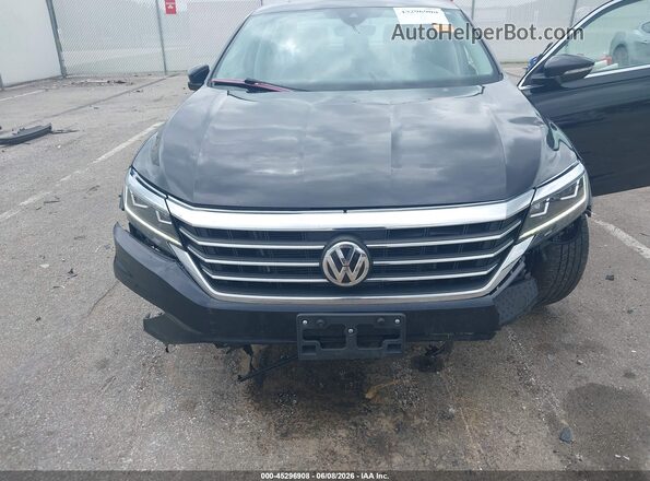 1VWSA7A37MC012476 2021 VOLKSWAGEN PASSAT Black Front view
