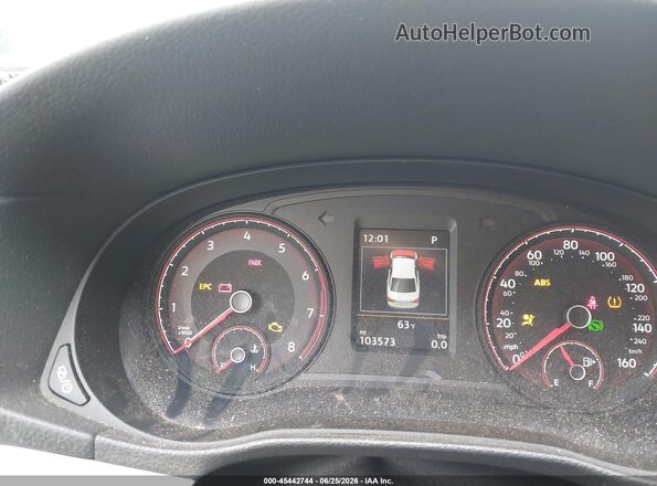 1VWSA7A38LC009424 2020 VOLKSWAGEN PASSAT White უკანა სავარძლების ხედი